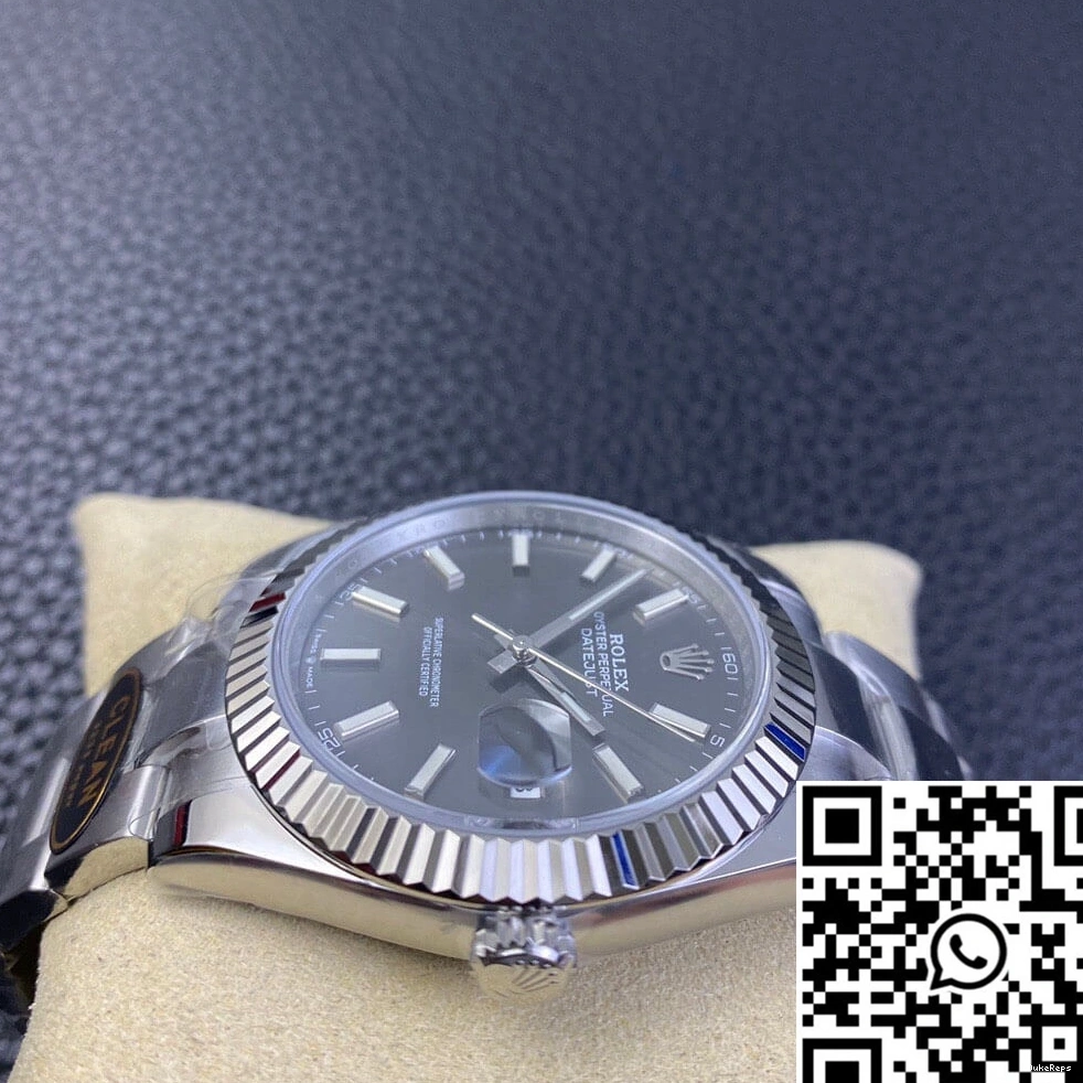 Clean Factory M126334-0013 Dial Rolex Datejust Grey 0719